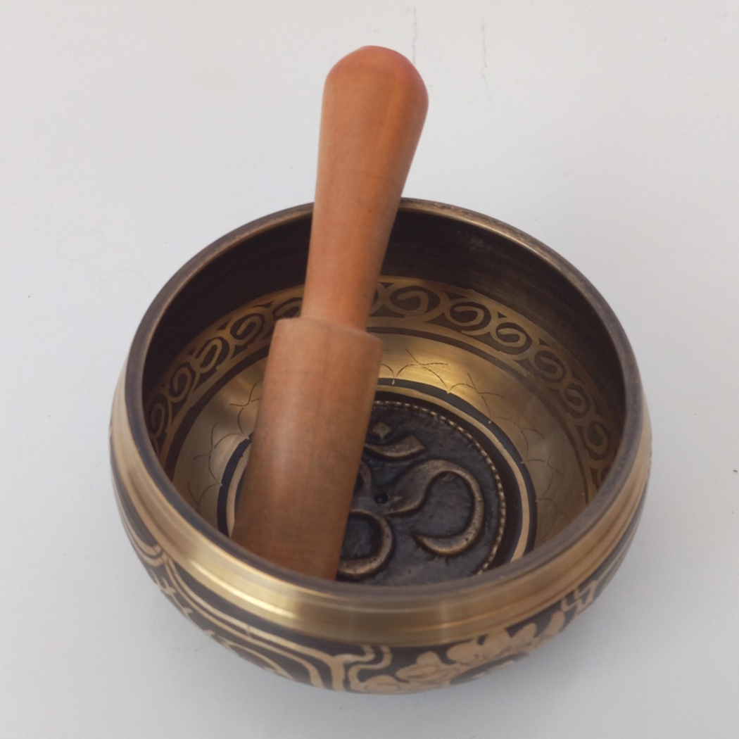 Hand Crafted OM Singing Bowl - Colour My Tribe